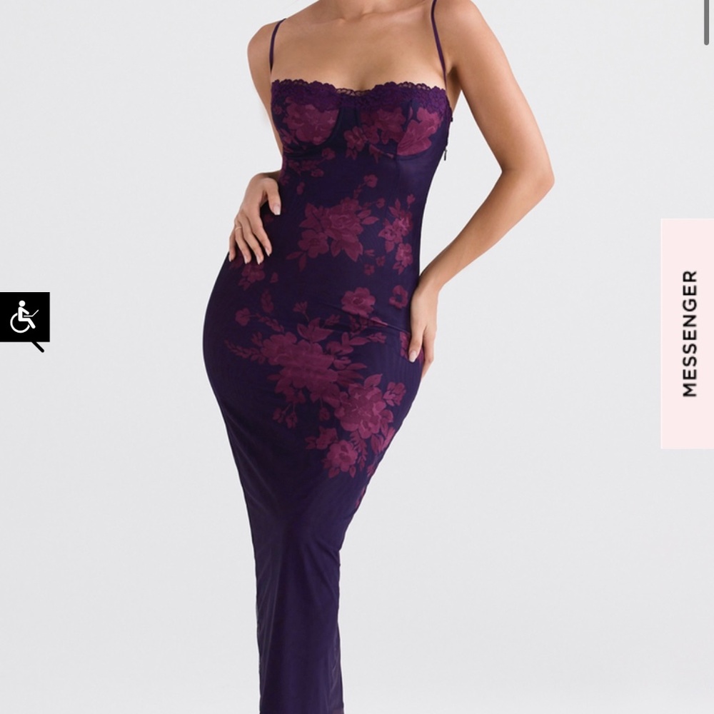 House of Cb Aiza Dress (Grape)